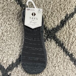 Pure Barre Gray Grip Lightweight Socks